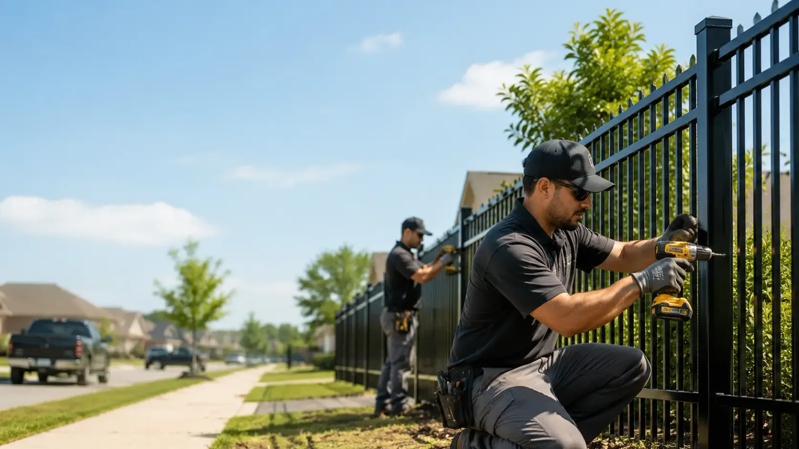 Metal Fence Installation in Akron, PA